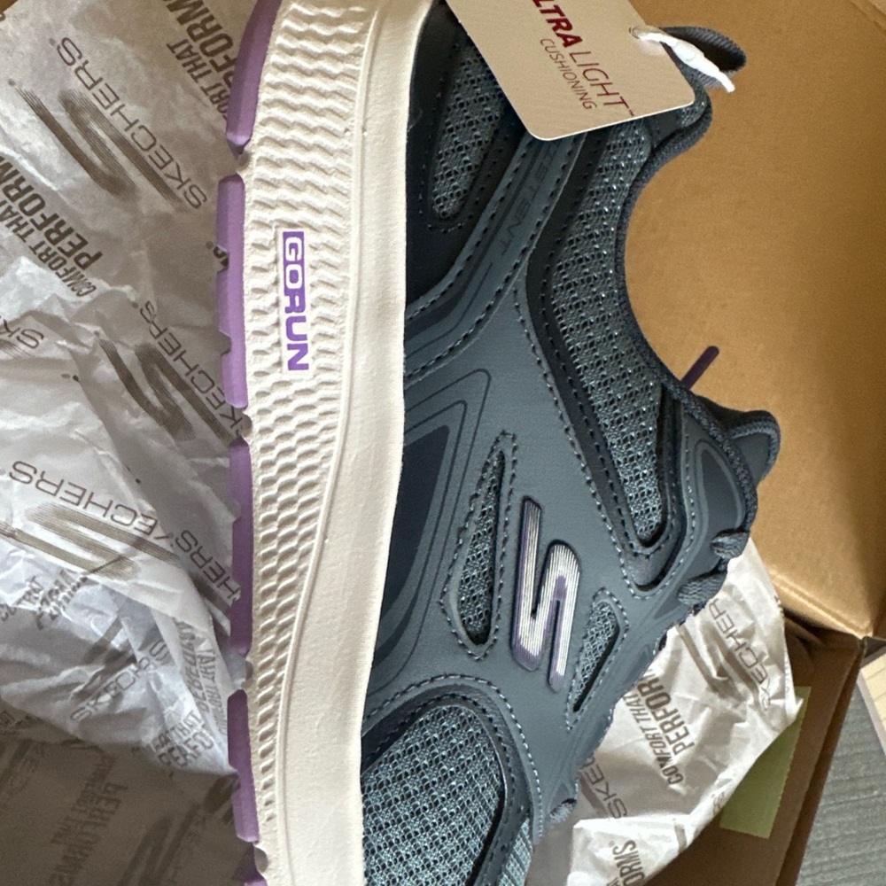 Skechers Go Run Consistent Sneakers Women’s Size 8 Blue Purple NIB